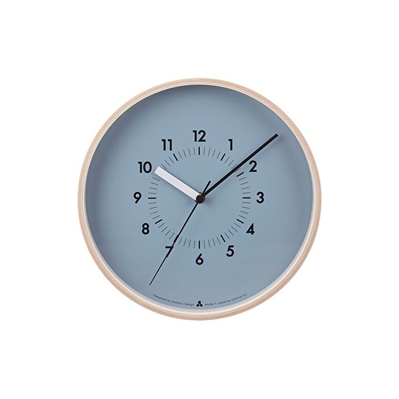 Remnos AWA13-06 BL Lemnos Wall Clock Analog General Quartz Watch