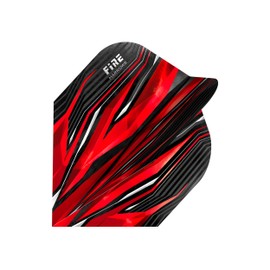Harrows Fire Dart Flights | 5 x sets Darts Flights (15 Flights Total) I 100 Micron Dart Flights I Premium Extra Strong Made in UK I Professional Darts Accessories I Red Dart Flights