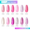 Obp Esmalte de Uñas Gel Semipermanente de 12 Colores Diferentes