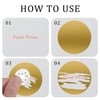FFDHWU 100 Round Scratch-Off Stickers, Creative Stickers, Card Making Materials,