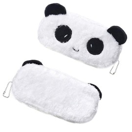 HAICN Lovely Cartoon Panda Pen Bags Panda Pencil Case Plush Pencil Cases with Zip Large Capacity Pencil Case for Office School Students