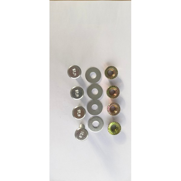 XYUXIN Front Rear Wheel Studs & Lug Nut Kit #