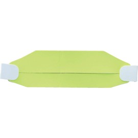 TRUSCO HB90-YB Helmet Band, Width 3.5 inches (90 mm), Double-Sided Specifications, Yellow/Sky Blue