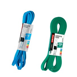 CUCUBA Set of 2 Training Bands Resistance Bands for Fitness Crossfit Training for Men and Women Blue 5 kg (11 lbs) and Green 15 kg (33 lbs)