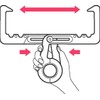 OE Laundry Drying Hanger, White, Approx. Length 9.4 x Width