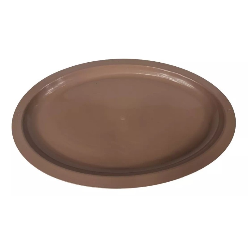 Boris 100 Platos Tampiqueño Ovalado Plástico 450ml