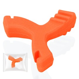 LA MIERE Aligner 1Pieces Food Grade Silicone Y Shaped Aligner Tray Seaters Teeth Aligner for Chompers, Neon Orange