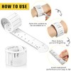 Reusable Silicone Memo Wrist Band Wearable Memo Wristband Waterproof to