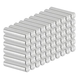 PATIKIL 4mm x 20mm Dowel Pin Stainless Steel, 60 Pcs 304 Stainless Steel Pegs Shelf Pins Rod Support Metal Fasten Elements for Shelves Furniture Fixing Component, Silver