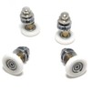 New Set of 8 Single Shower Door Rollers/Runners/Wheels/Pulleys/Guides 25mm Diameter