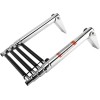 Amarine Made 4 Steps Telescoping Boat Ladder Stainless Steel Folding
