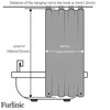 Furlinic Shower Curtain Anti-Mould Waterproof Transparent Eva Bath Curtain 120