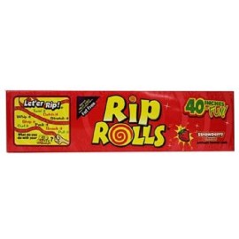 Rip Rolls, Strawberry, Count 24 - Sugar Candy/Grab Varieties & Flavors