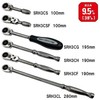 SK11 (SK11) Ratchet Handle with Grip, 9.5mm 3/8 Inch Socket