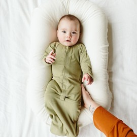 goumikids Viscose Made from Bamboo Organic Cotton Convertible Baby Gown