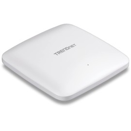 TRENDnet AX1800 Dual Band WiFi 6 PoE+ Access Point, 1201Mbps WiFi AX + 576Mbps WiFi N, MU-MIMO, OFDMA,1024 QAM, WDS, Client Bridge, WDS Bridge, AP, WDS Station, White, TEW-921DAP (Renewed)