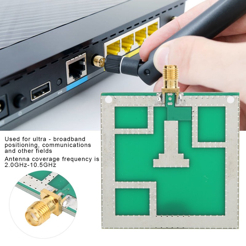 UWB Ultra Wideband Antenna 2.4Ghz - 10.5Ghz Unipolar Antenna Accessory