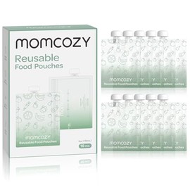 Momcozy Reusable Baby Food Pouches, Baby Food Maker Pouches for Toddlers