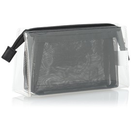 Tom and Jerry Pouch Cosmetic Pouch, Pencil Case, Pen Case, Small Item, Inner Included, Large Capacity, Freestanding, Sorting, Clear Pouch, For School or Work, Women's, Men's, Adults, Students,