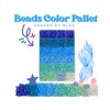 Premium Clay Beads, 6000 Pcs Blue Clay Beads Refill with