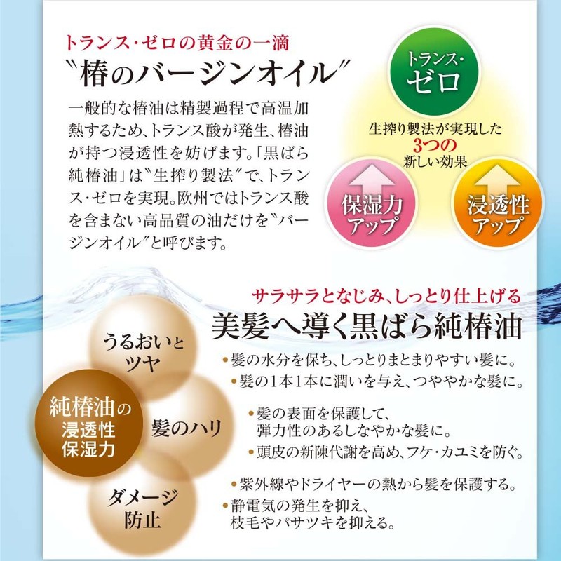 Kurobara Honpo Kurobara Tsubaki Oil | Hair Treatment | JUN