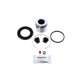 Bigg Red - Front Left or Right Brake Caliper Repair Seal Kit & Piston - Compatible with CT 200h 2010 Onwards, Prius