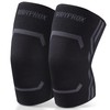 Bodyprox Knee Compression Sleeve for Men and Women (2 Pack),