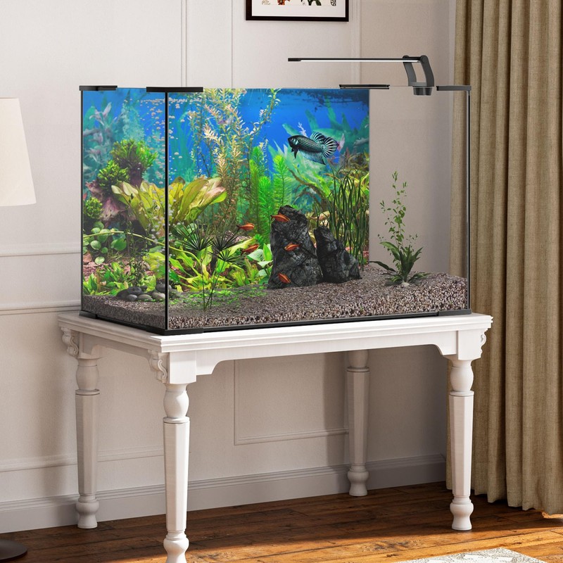 MIRRORANG 120 x 50 cm Aquarium Background Water Plant River