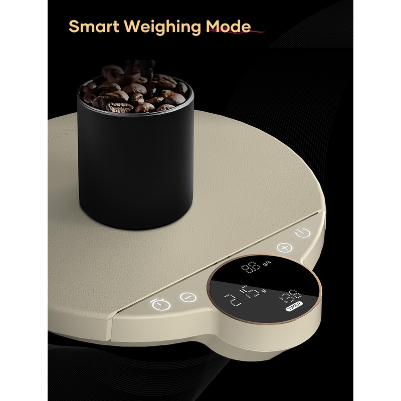 Cocinare Balance Digital Coffee Scale, Precision Control with Three Modes
