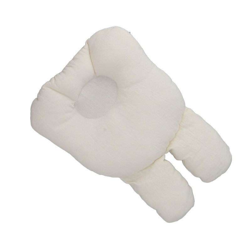 Baby Pillow Recessed Rabbit Ear Shaped 21.5cm Width Soft Breathable