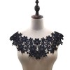 Embroidered Flowers Flower Lace Collar Applique, Embroidery Lace Trim Crochet