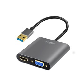 LogiLink UA0234 USB 3.0 to VGA HDMI Adapter