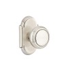 Emtek Passage Set, Style 8 Rosette, Norwich Knob, Satin Nickel