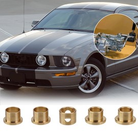 YIBEICO 5PCS Shifter Bush Bushing Kit for Mustang 2005-2010 T5WC TR3650 5 Speed, Remote Bronze Shifter for Ford Mustang 2005-2010 V6 & GT Applications,Improved Shifting Precision