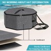 SLEEPING LAMB Hat Box for Travel and Storage, Collapsible Cowboy