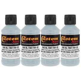 Custom Coat Camouflage Series 3 Ounce (Air Force Gray Federal Standard Color #36473) - Pack of 4 - Urethane Tint Concentrate for Tinting Truck Bed Liner Coatings - Epoxy Resin