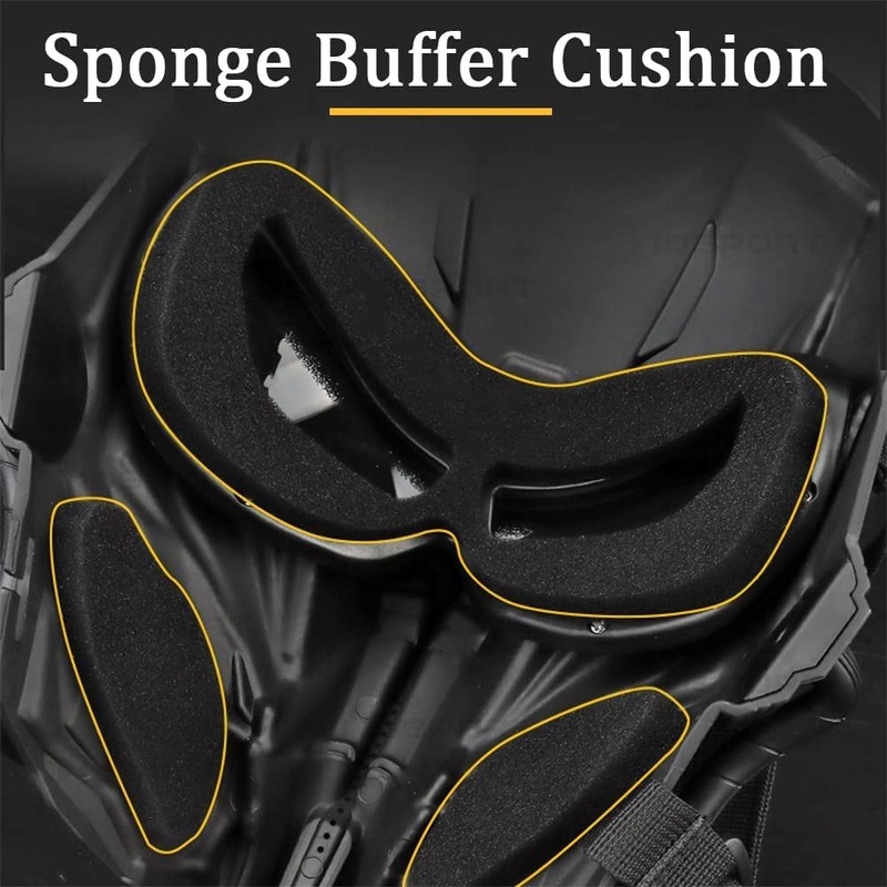 Airsoft Skull Full Face Protective Mask Balaclava Adjustable for Outdoor