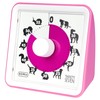 Baby Pink Visual Timer - 60 Min Countdown, Silent, Loud