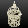 Decorative Metal Antique White Bird Cage Bird P 359 Small