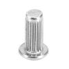 Solid Rivets, 50pcs M5 Stainless Steel Round Head Knurled Shank