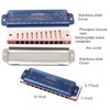 Professional Harmonica Blues Key of Bb 10 Hole 20 Tone