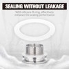 Worldwhere 2" Tri Clamp Bulkhead Compression Fittings,Stainless Steel 304 Homebrew