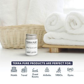 Terra Pure White Tea & Coconut Lotion, Travel Size Hotel Amenities, 1 oz. (Case of 300)