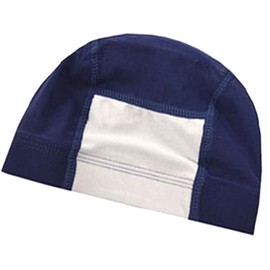 Swimming Cap, Pool Cap, Space to Write Name, For Kids and Adults, (Navy, L).