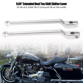 Unbranded 9.84" Extended Heel Toe Shift Shifter Lever For Harley Softail FL 86-Later US