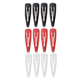 Generic 10pcs of Multicolor Hair Clips for Women Thick Hair Non Slip Snap Hair Clips Double Grip Hair Clips Metal Hair Barrettes for Women & Girls