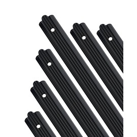 Belinova Deck Balusters, 29.5"x1" Flat Metal Deck Spindles, 25 Pack Aluminum Deck Balusters, Metal Deck Balusters for Wood and Composite Deck, Metal Outside Deck Balusters for Deck Railing