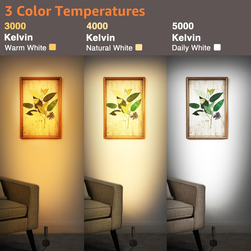 URTOM LED Spot Lights Indoor 3W Up Lights Indoor with