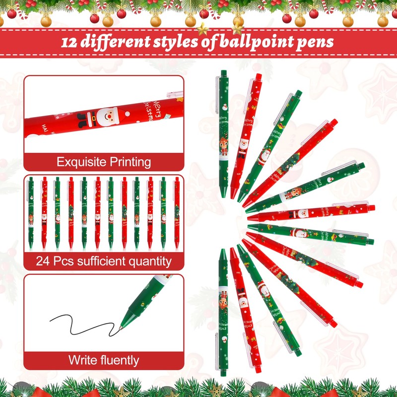 Sticky Notes Christmas, Christmas Ballpoint Pen