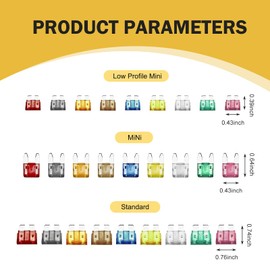 Diamall 306 PCS Car Fuses Assortment Kit, Standard & Small & Mini Low Profile Mini-2A 5A 7.5A 10A 15A 20A 25A 30A 35A, Vehicle Blade Fuses with Fuse Puller and Circuit Tester for Most Cars Boats